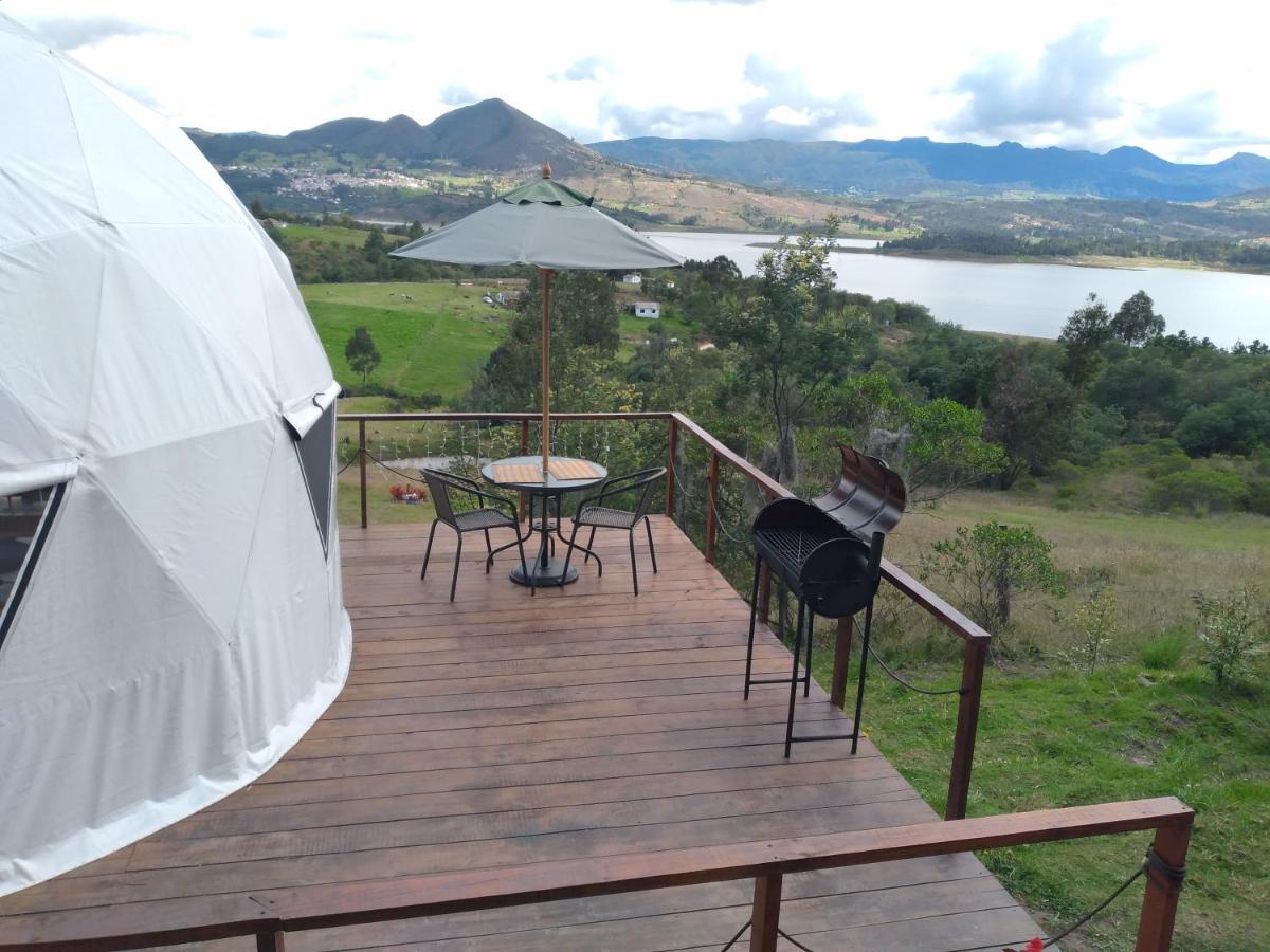 Glamping La Villa Guatavita Exterior foto