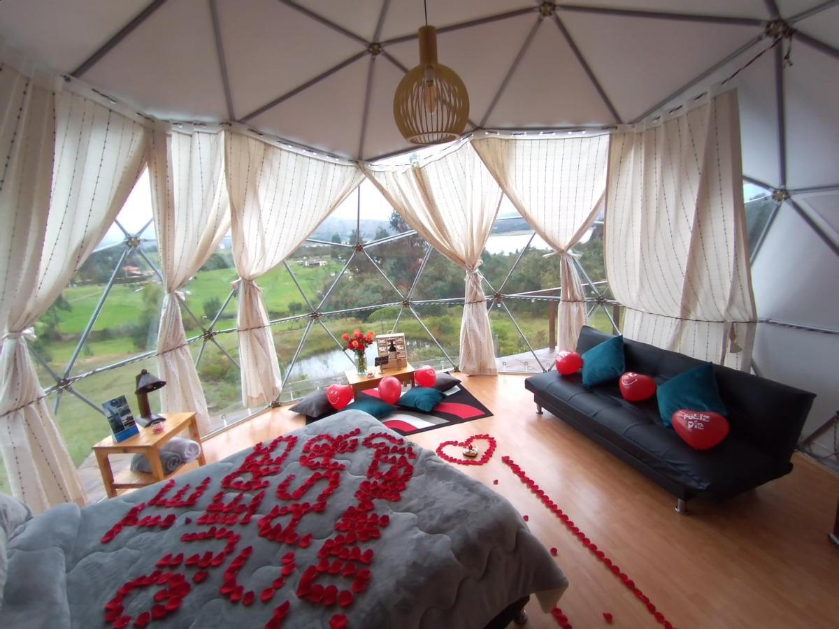 Glamping La Villa Guatavita Exterior foto
