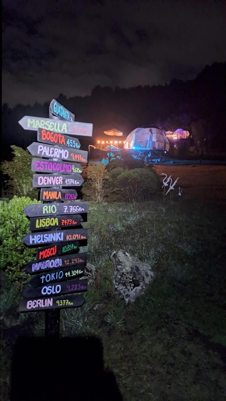 Glamping La Villa Guatavita Exterior foto
